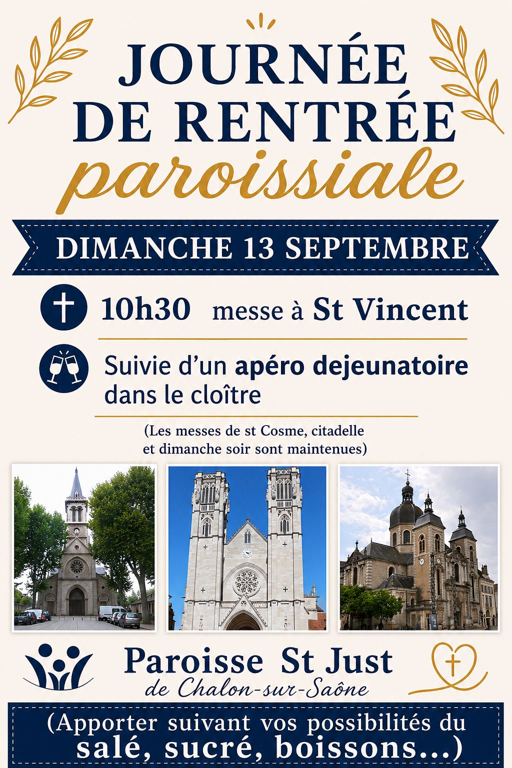 Journée de rentrée Paroissiale